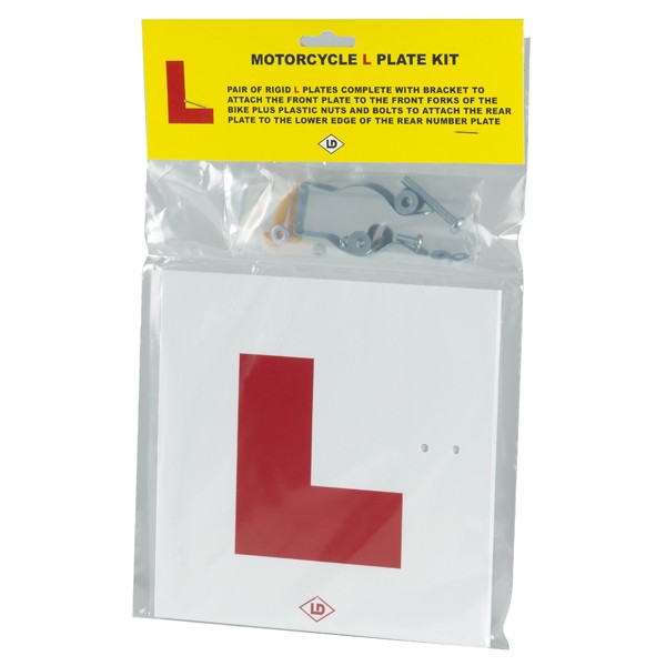 Everything Else L Plate-Kit - Front & Rear + Fork Bracket/Bolts 10 Sets LD71